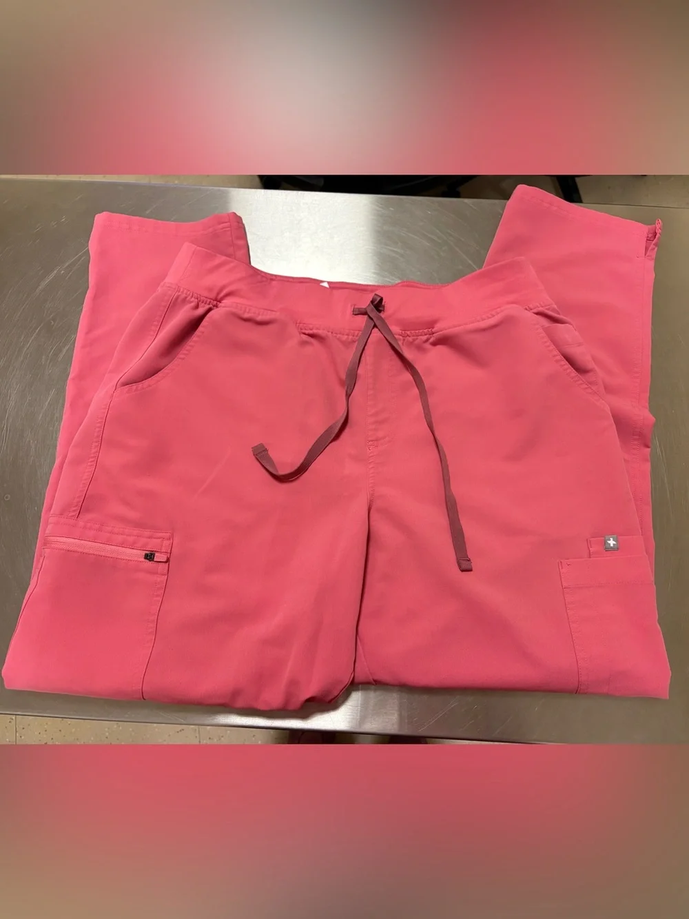 Figs HW Yola scrub pants Desert Rose color